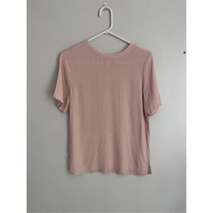 Nordstrom Treasure & Bond Dusty Pink Viscose Oversized T-Shirt